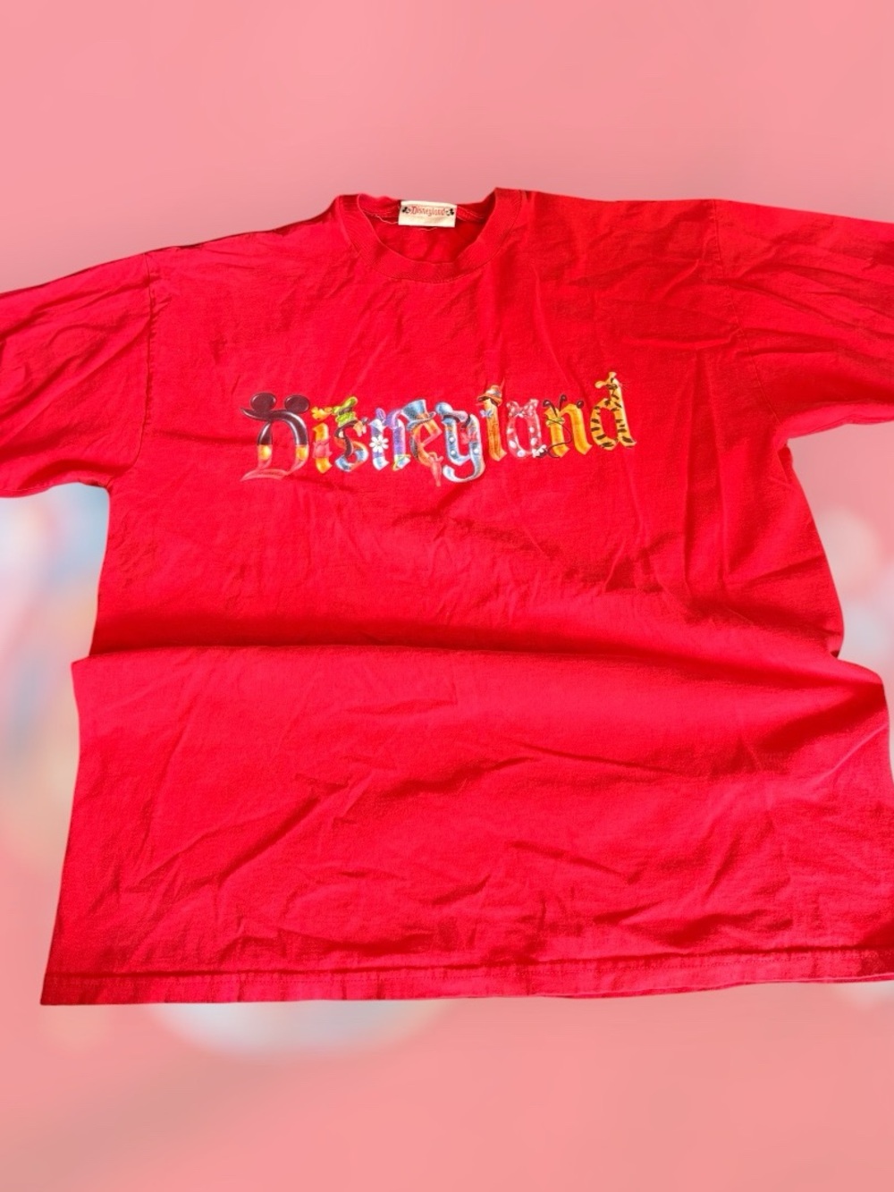 Vintage 1990s Walt Disney World Promo Characters T-Shirt XL